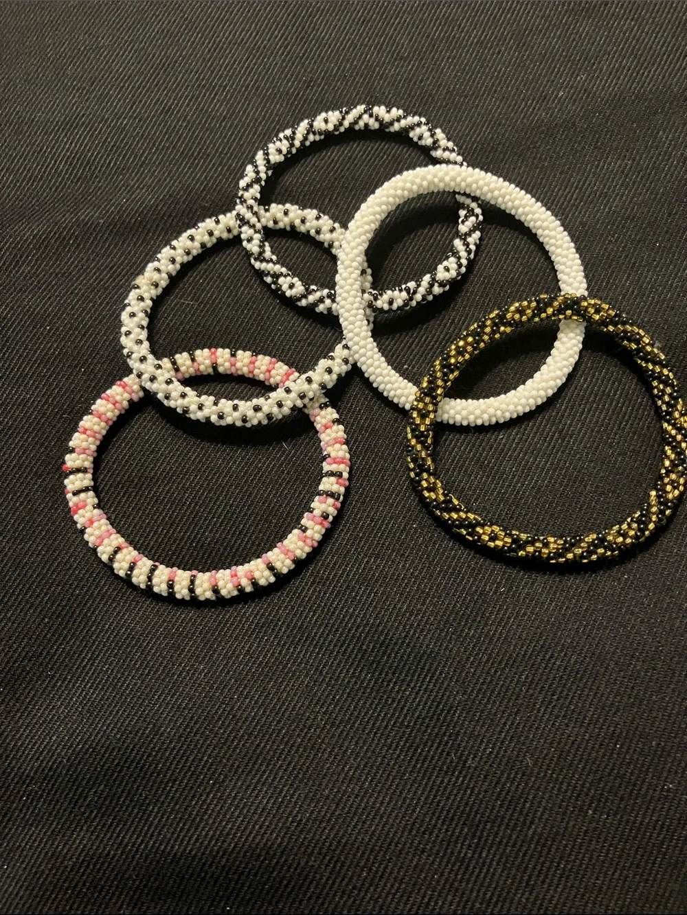 Soft Beaded Bangles
